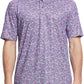 Men's Golf Polo Shirts Short Sleeve Striped Performance Moisture Wicking Dry Fit Golf Shirts for Men