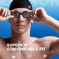 ZIONOR G1 Lite Swim Goggles with Swim Cap Comfortable Anti-fog Swimming Goggles Cap Set for Adult Men Women