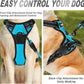 BARKBAY No Pull Dog Harness Front Clip Heavy Duty Reflective Easy Control Handle for Large Dog Walking(Blue,S)