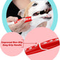 Pet Toothbrush for Dogs, Cats with Soft Bristles - Easy Teeth Cleaning & Dental Care, Non Slip Dual Head Dog Toothbrush