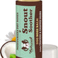 Natural Dog Company Snout Soother, Dog Nose Balm, Wax & Cream for Dry, Cracked Noses, Heals & Moisturizes with Shea Butter & Coconut Oil, Lick-Safe Nose Butter, Made in USA, 0.15 oz. Stick