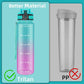 OLDLEY 32 oz Water Bottle, Motivational Water Bottle with Time Marker, Sports Water Bottle With Strap, Leakproof & BPA Free Large Water Bottles for School, Gym, Travel,Tritan,Green&Purple