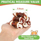 MON2SUN 2.5" Rawhide Free Dog Treats with Mixed Vegetables, Duck Wrapped Mini Knot Bones for Small Dogs, Healthy Snacks for Balanced Nutrition, 21.2oz