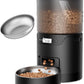 Automatic Cat Feeder: 3L Auto Food Dispenser with Timed Feeding| 6 Meal Programmable& 1-20 Portion Precise Control- Easy to Clean for Cat Indoor| Desiccant Keep Food Fresh with Staiess Bowl