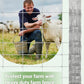 Cattle Farm Fence, 4ft x 164ft Galvanized Wire Fencing for Goat Deer Yard Livestock Animals Protection