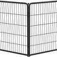 FXW Homeplus Unleashed Indoor Dog Playpen - Stress-Free and Safe Play, Heavy Duty 40 Inch 2 Wire Panels Dog Pen for Medium and Large Dogs, Black│Patented