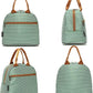 FlowFly Insulated Lunch Cooler Bag - Tote Bag Organizer for Women/Men, Green