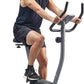 Sunny Health & Fitness Smart Stationary Exercise Upright Bike w/Pulse Sensor & 4-Way Adjustable Seat, Cycling Machine for Home Cardio Training, Free SunnyFit App Connection, Optional Resistance Band