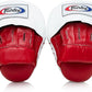 Fairtex FMV9 Contoured Focus Mitts |Striking Accuracy & Protection for Boxing, Muay Thai, Kickboxing |Ergonomic Design, Soft Padding, Secure Fit Leather