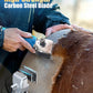 oneisall Cordless Horse Clippers,Professional Horse Grooming Clippers with 2 Batteries,Detachable Stainless Steel Blade Heavy Duty Horse Grooming Kit for Thick Coat