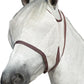 Kensington Fly Mask Web Trim Protects Horses Face and Eyes from Bites and Sun Rays While Allowing Full Visibility Ears and Forelock Able to Come Through The Mask, Small, Desert Sand