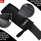 Hustle Athletics Wrist Wraps for Weightlifting – Max Wrist Support for Safe & Heavy Lifts, USPA Approved 18" & 12" Lengths, Thumb Loop Gym Straps for Powerlifting & Weight Lifting for Men and Women
