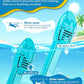 QingSong Kids Snorkel Mask Full Face, Snorkeling Set with Camera Mount, Foldable 180 Degree Panoramic View Snorkeling Gear Anti-Fog Anti-Leak