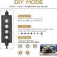hygger 18W 24/7 Lighting Aquarium LED Light, Sunrise-Daylight-Moonlight Mode and DIY Mode, Adjustable Timer Adjustable Brightness Fish Tank Light with Extendable Bracket 7 Colors for Planted Tank