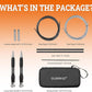High Speed Jump Rope for Adults Men Women, Double Under Jumping Ropes for Workout Fitness Professional Training Boxing, Weighted Skipping Workout with Tang-free Cable, Stainless Steel Handle with Removable Counterweight Rob