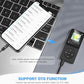 AGPTEK A02PL 64GB MP3 Player, 70 Hours Playback Lossless Sound Music Player, Supports up to 128GB(Black)