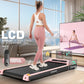 ANCHEER Walking Pad Treadmill with 12% Incline&Adjustable Height, 4 in 1 Under Desk Treadmills with Desk Workstation, Foldable Treadmill for Home 300lb,3 Type Control