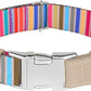 AirTag Dog Collar for Small Medium Large Breed - Adjustable Cute Pattern Dog Collar with Airtag Holder - Soft Leather Tracker GPS Apple Air Tag Pet Collars (X-Small, 9"-12" Neck Fit, Serape)
