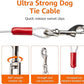 Amazon Basics Tie-Out Cable for Dogs up to 90 lbs, 25 feet, Set of 2, White