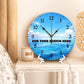 Generic Custom Wall Clock Personalized Clocks with Photo Text Logo Silent Non Ticking Round Decoration for Kitchen Family Friends Gifts, 12inch-30cm