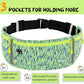 USHAKE Slim Running Belt, Workout Fanny Pack for Men Women,Exercise Waist Pack for Apple iPhone Holder, Runner Belt for Running Walking Cycling Camping Gym