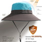 FURTALK Womens Sun Hat with Ponytail Hole Beach Hiking Summer Wide Brim UPF 80+ Outdoor Protection Foldable Bucket Hat