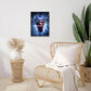 Sports Boxing Wall Art Canvas American Flag Wall Decor Prints Framed Painting Pictures Gifts Artwork for Bathroom Living Dining Room 16"x20"