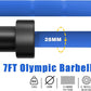 7ft Olympic Barbell for Strength Training and Olympic Weightlifting, 500 700 1000LBS Capacity Available, 2 Inch Bar for Squats, Home Gym Fitness Equipment, Bench Press, Deadlift,Powerlifting