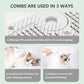 Cat Steam Brush 3 In 1，Pet Brush for Cat Hair Removal with Anti-Lost Pet Pendant，Spray Hair Removal Comb for Dogs Long Short Haired, Green