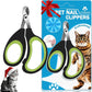 Cats & Dogs Pets Nail Clippers & Trimmers Rabbit Nail Clippers cat Nail Clippers for Indoor Cats cat Claw Clippers with Safety Guard Professional Grooming Tool for Cat Kitten(Green)