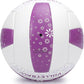 Beach/Water/Sand Volleyballs, Outdoor/Indoor Official Size, Soft Touch Volleyball for Beginners, Cute Volley Ball for Girls/Kids/Youth, Ideal Gifts with Pump for Backyard, Pool, Middle School