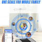 Scale for Body Weight - 8 Electrodes High Precision Digital Scale for BMI - 46 Body Composition Metrics - Bluetooth Bathroom Scale with LED for Home/Fitness