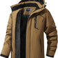 Men's Ski Jacket Warm Winter Snow Coat Waterproof Mountain Windbreaker Snowboarding Jacket Hooded for Hiking Traval