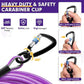 Snagle Paw Heavy Duty Long Dog Leads for Yard 200FT-1000LBS Break Strength,Dog Tie Out Cable with Swivel Lockable Hook & Spring,Chew Proof Dog Chain for Outside,Dog Run Cable for Medium Large Dogs