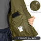33,000ft Packable Rain Jacket Men's Lightweight Waterproof Rain Shell Jacket Raincoat with Hood for Golf Cycling Windbreaker