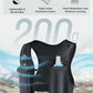 Running Vest for Women Men, USA Original Patent, Adjustable Chest Straps Running Hydration Vest with 500ml Soft Flask, Lightweight Reflective Hydration Backpack for Marathon