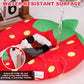BINGPET Cat Cone Collar Soft,Waterproof Cat Recovery Collar to Stop Licking,Cute Donut Elizabethan e Collar for Cats Kittens Puppies Wound Healing After Surgery(Strawberry,Small)