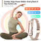 Smart Health Wristband, Wearable Activity & Fitness Tracker Band, 24/7 Sleep Tracker, All-Day Automatic Continuous Heart Rate Tracking, HRV Monitor, Blood Pressure, Stress, 2 Bands, with Free APP