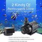 hygger 24V DC Water Pump Inline Submersible Saltwater Aquarium Pump with Controller Return Pump for Sump Tank 2650 GPH
