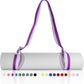 Tumaz Yoga Mat Strap [MAT NOT Included] (2 Sizes) with Extra Thick & Comfy Delicate Texture, Adjustable Yoga Mat Carrier