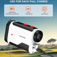Golf Rangefinder with Slope - 1300/1500 Yards Laser Range Finder for Golf & Hunting, 7X Magnification, High-Precision Flag Locking Vibration, Rechargeable, IP54 Waterproof, Built-in Magnetic Strip
