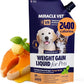 High-Calorie Weight Gainer for Dogs & Cats - Multivitamin Nutritional Supplement Gel, Omega Fish Oil, Calcium - Puppy, Senior, Prenatal Cat & Dog Vitamins, Supplements for Weight Gain