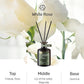 Reed Diffuser for Pet Odor Elimination, White Rose, Non-Toxic & Pet-Friendly Air Freshening, 6 Oz
