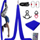 PRIOR FITNESS Aerial Silks Kit Colorful 9/15/20 Yards 40D Nylon Fabric Hammock Set With Hardware & Guide for All Levels Of Aerial Yoga Practice and Acrobatic Flying For Adults Aerial silk