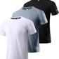 Boyzn 1, 3, 5 or 7 Pack Men's Workout Running Shirts, Dry Fit Moisture Wicking T-Shirt, Gym Athletic Short Sleeve Tee Shirts