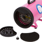 Flying Pig High Velocity Dog Pet Grooming Dryer w/Heater (Model: Flying One, Pink)