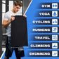 Microfiber Gym Towels for Working Out, Quickly Dry Yoga Hand Towels for Men & Women Tennis, 16 Inch x 27 Inch, 3 Pack, Multicolor