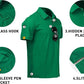 V VALANCH Mens Polo Shirts Short Sleeve Moisture Wicking Golf Polo Athletic Collared Shirt Tennis T-Shirt Tops