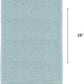 Kaufman - Premium Hand Towels Set for Bathroom, Spa, Gym, and Face Towel 100% Cotton Ring Spun, Ultra Soft Feel and Highly Absorbent Towels (12, Aqua)