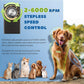 Pet Grooming Clippers 200W, Plug-in with 3m Power Cord & Stepless Speed Control, Low Noise < 50db, Heavy-Duty Dog Hair Trimmer Kit with Extra Detachable Blade & 2 Limit Combs of 4 Sizes